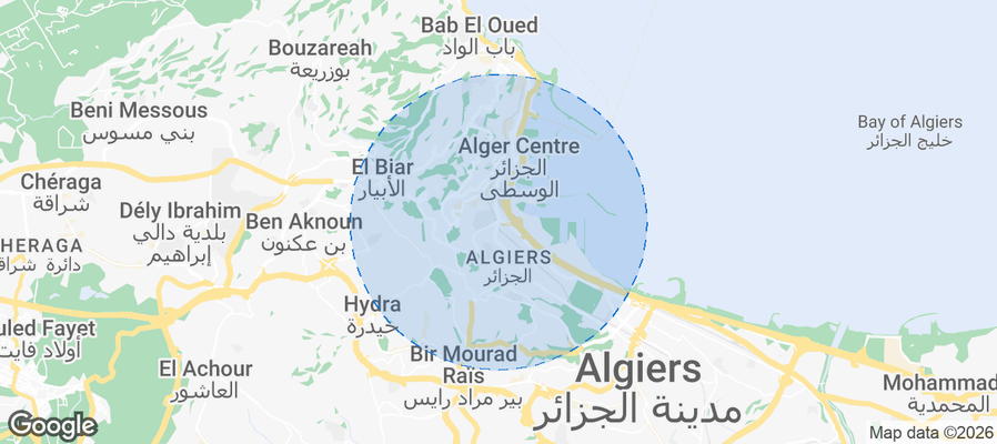 سيدي محمد Airbnb map